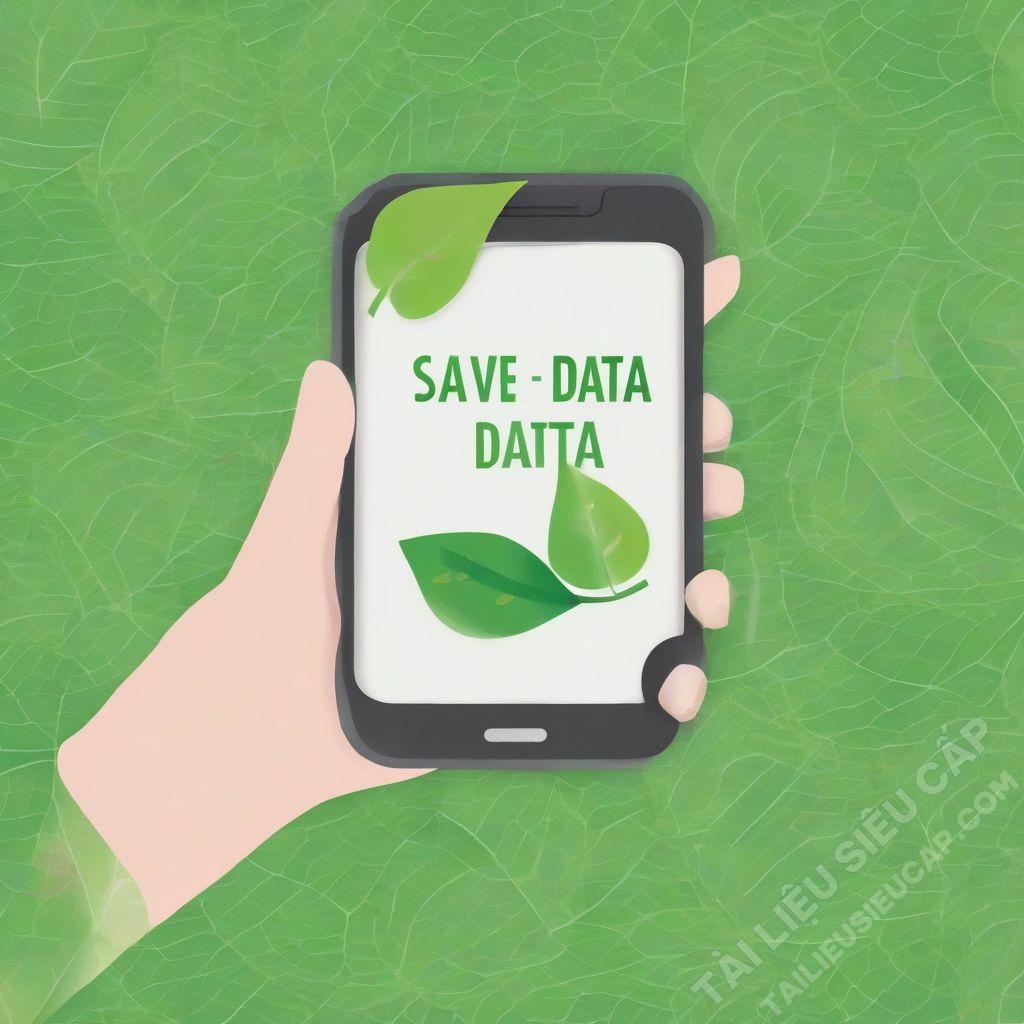 Cách tiết kiệm dữ liệu di động