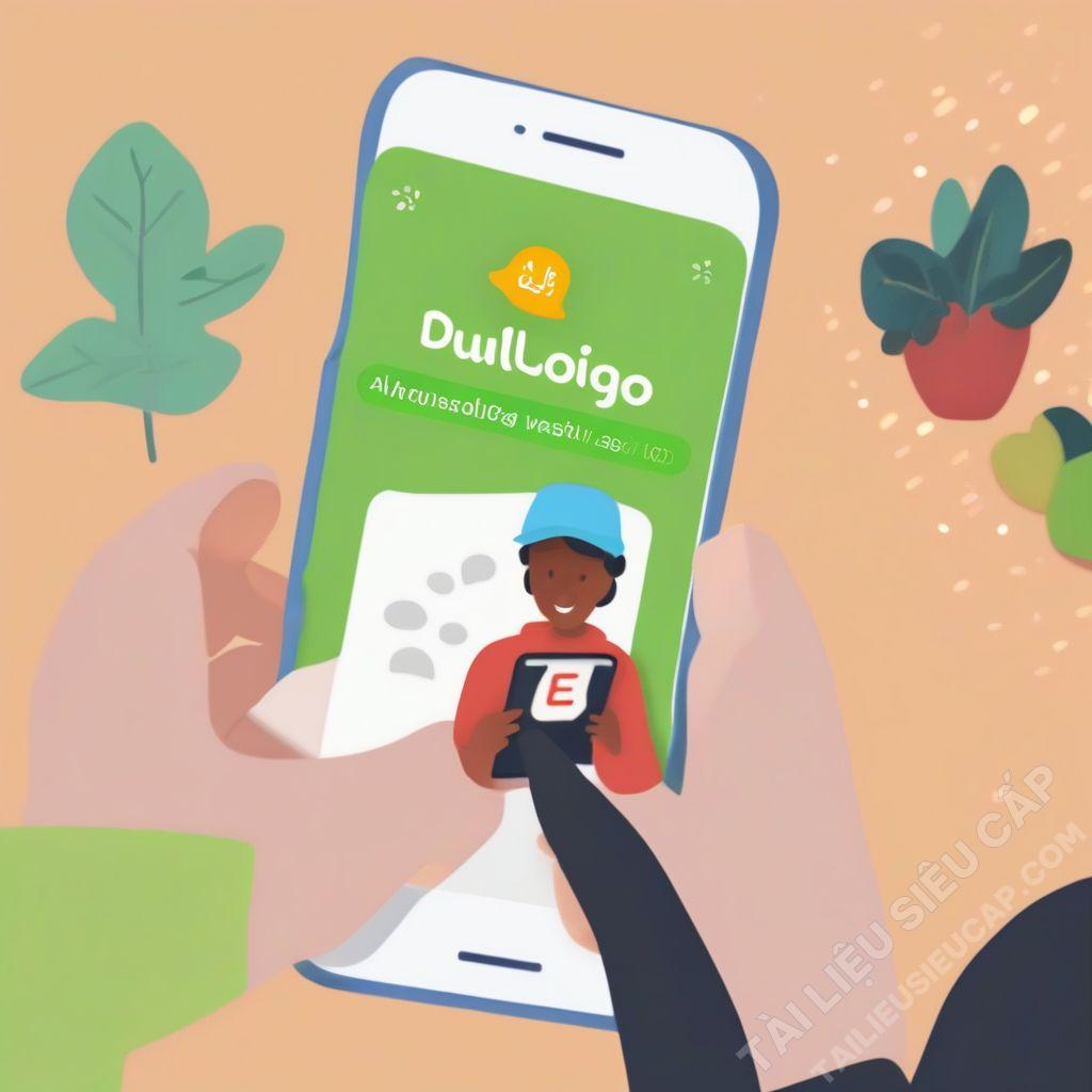 Học tiếng Anh với Duolingo