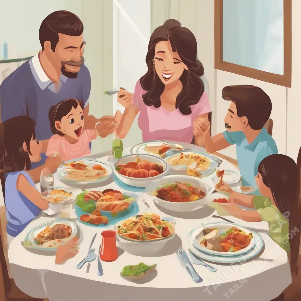 Không Nên Vừa Ăn Vừa Nói Chuyện