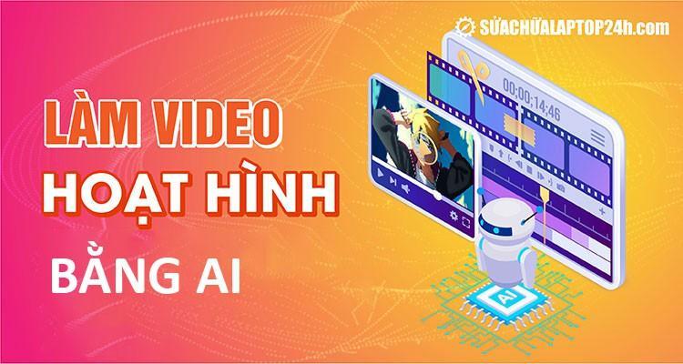 Giao diện công cụ AI chuyển video thành hoạt hình