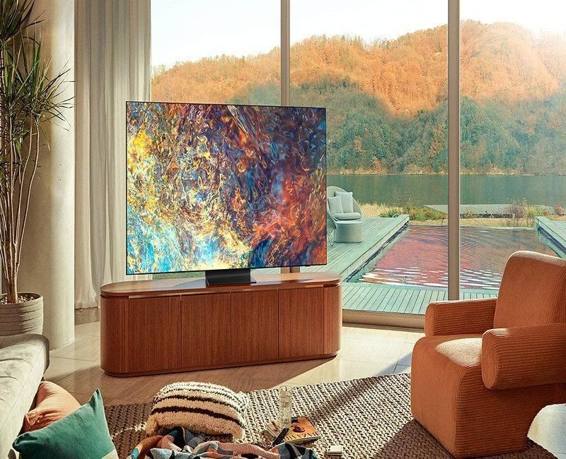 Màn hình TV bám đầy bụi