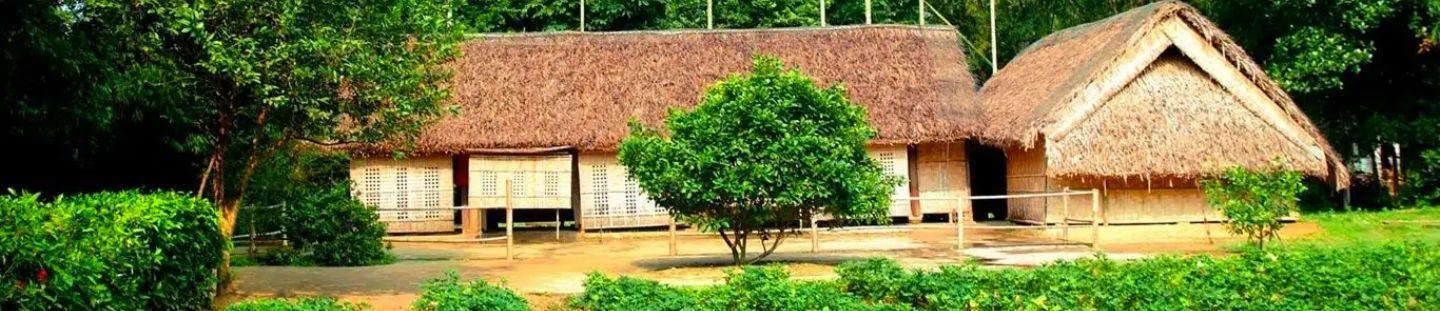 Ngôi nhà tranh ở Làng Sen, quê nội Bác Hồ