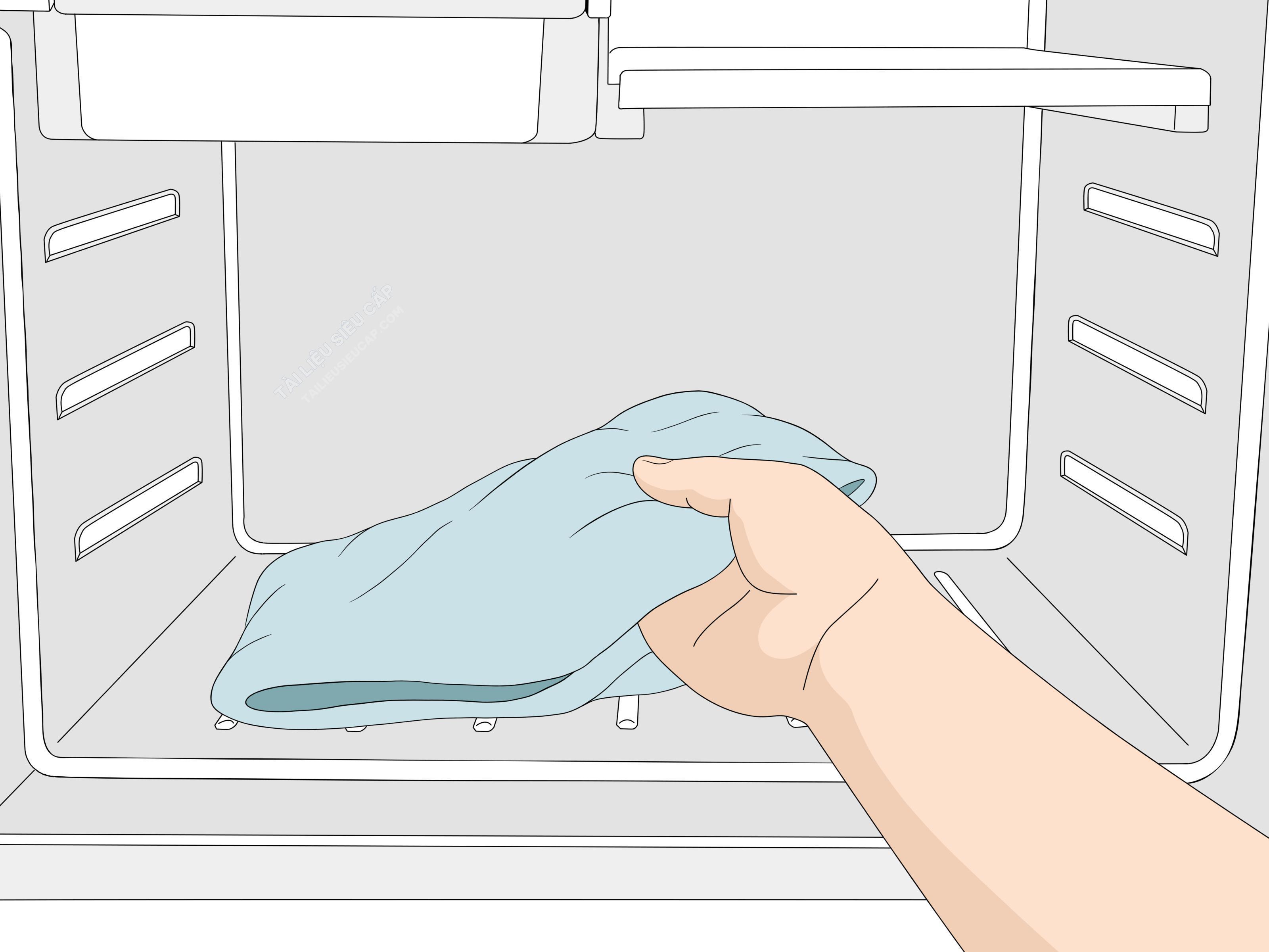 Quần áo sạch vết sáp sau khi xử lý