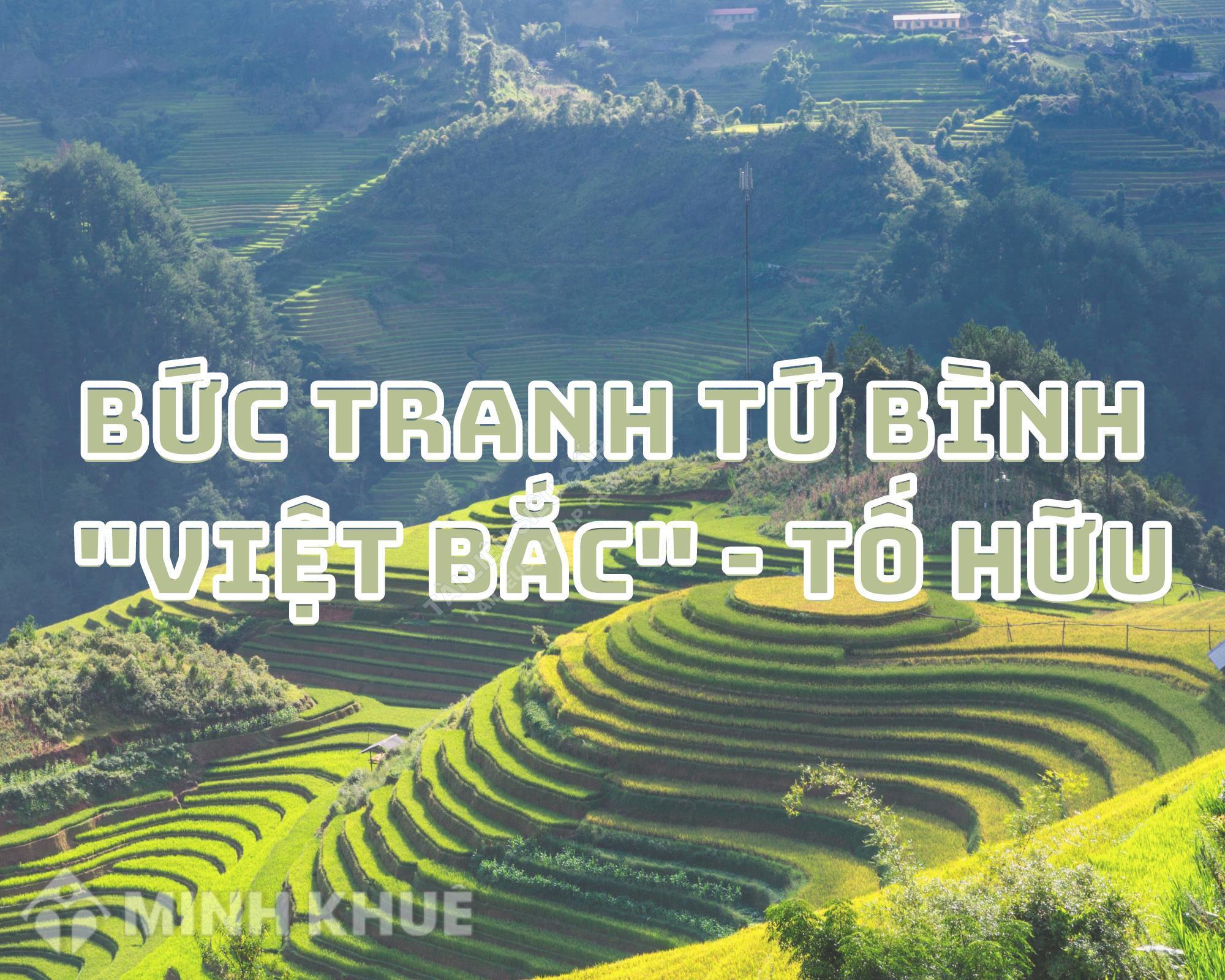 Bức tranh tứ bình Việt Bắc