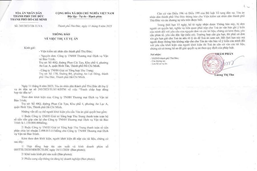 Ký Kết Hợp Đồng Đầu Tư Phim