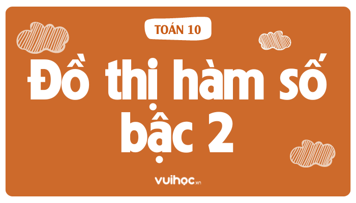Các bước vẽ đồ thị hàm số bậc hai
